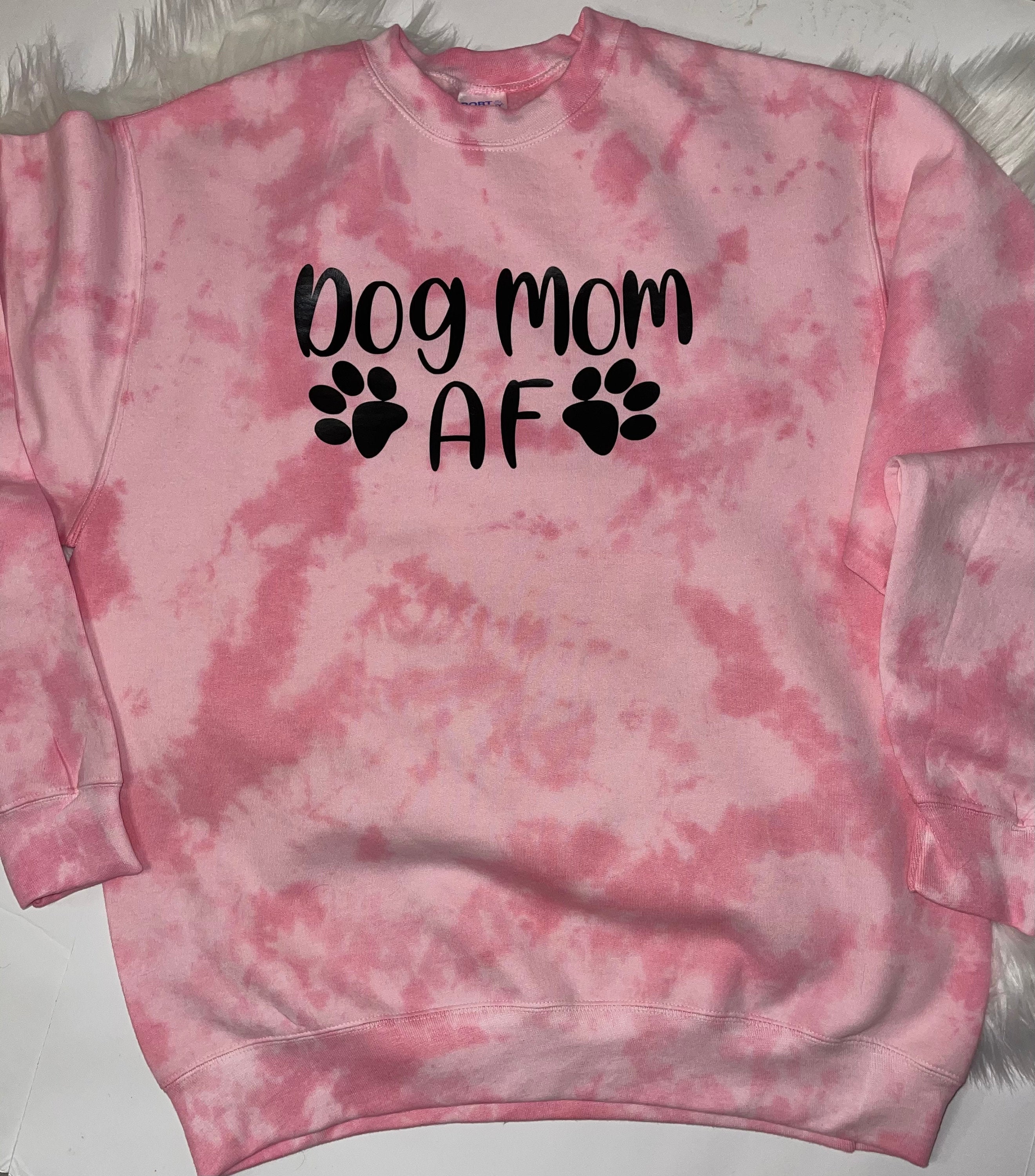 Dog mom AF crewneck sweatshirt Etsy