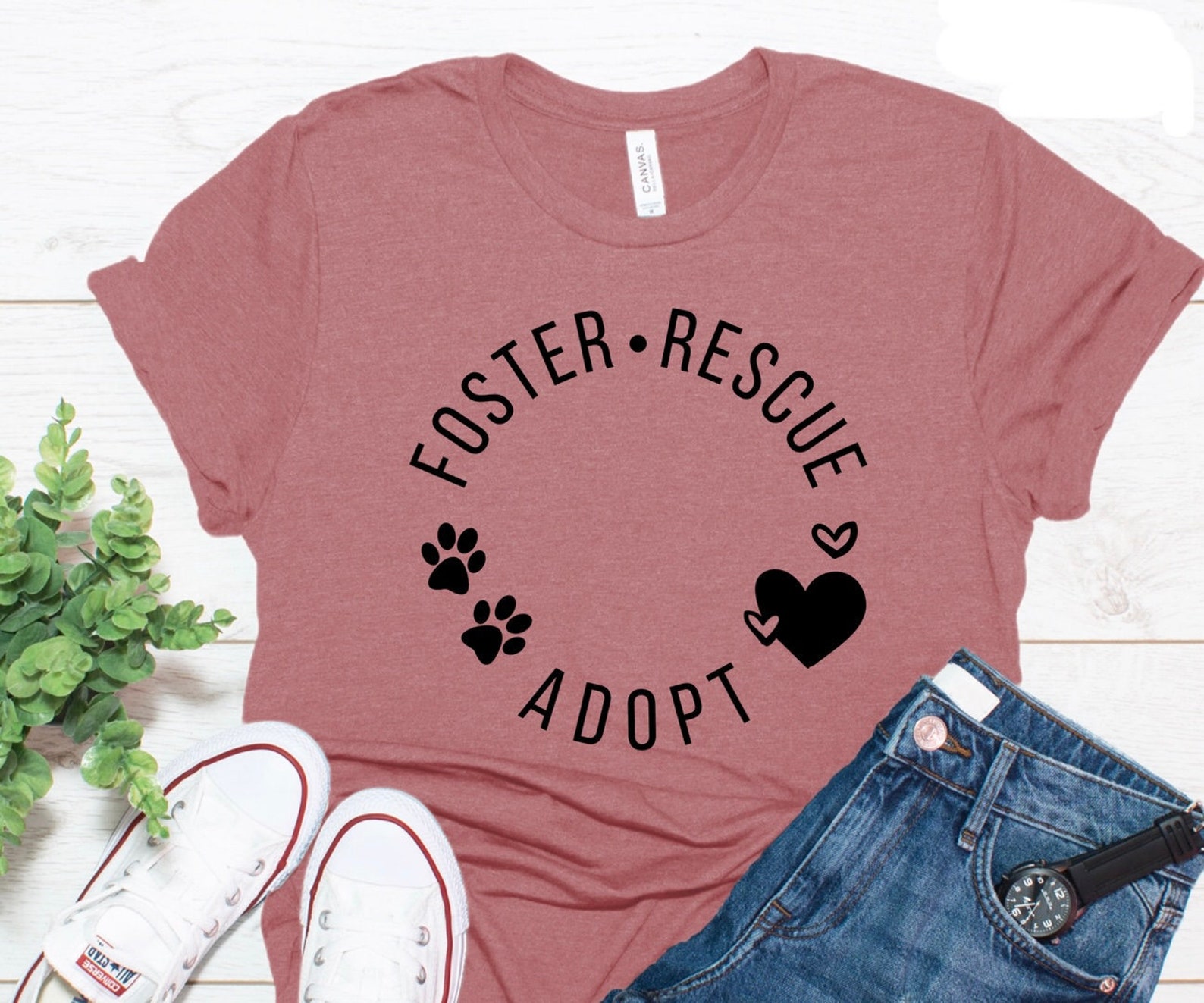 Foster Rescue Adopt Tshirt Foster rescue Adopt Tee Dog Etsy