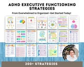 ADHD Executive Functioning Strategies, Coping Skills Guide (PDF)