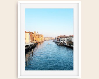 Venedig Italien Druck, Stadtfotografie Venedig, Italienische Stadt Druck, Landschaftsfotografie Druck, Gebäude In Italien [Kanal von Venedig, Italien]