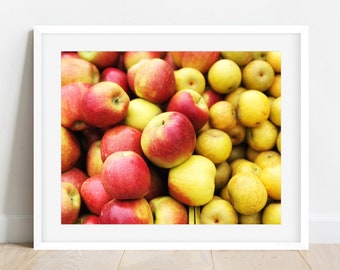 Apples At Market, Fruit, Food Photography Print, Food Photography, Apples In NYC, Apples Photo, Brunch Photo, Apple Print [Apples in NYC]