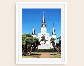 New Orleans Print, Jackson Square Print, Jackson Square Photo, New Orleans Photo, New Orleans Wall Art, New Orleans Decor[New Orleans]
