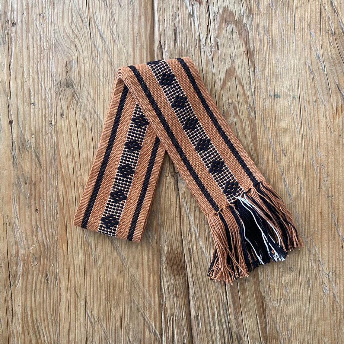 Backstrap Belt for Weaving Loom Handwoven of Cotton Yarns Etsy