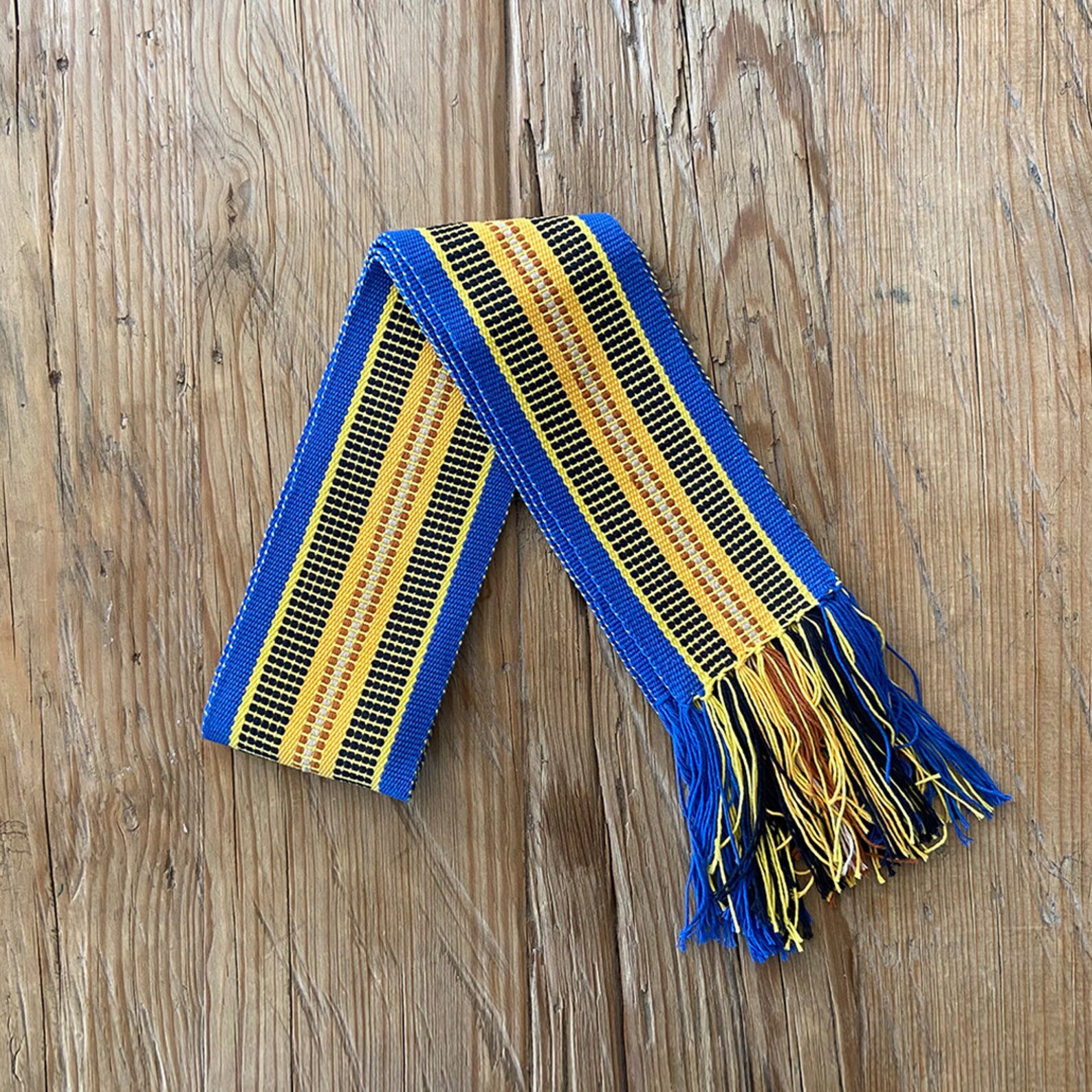 Backstrap Belt for Weaving Loom Handwoven of Cotton Yarns Etsy