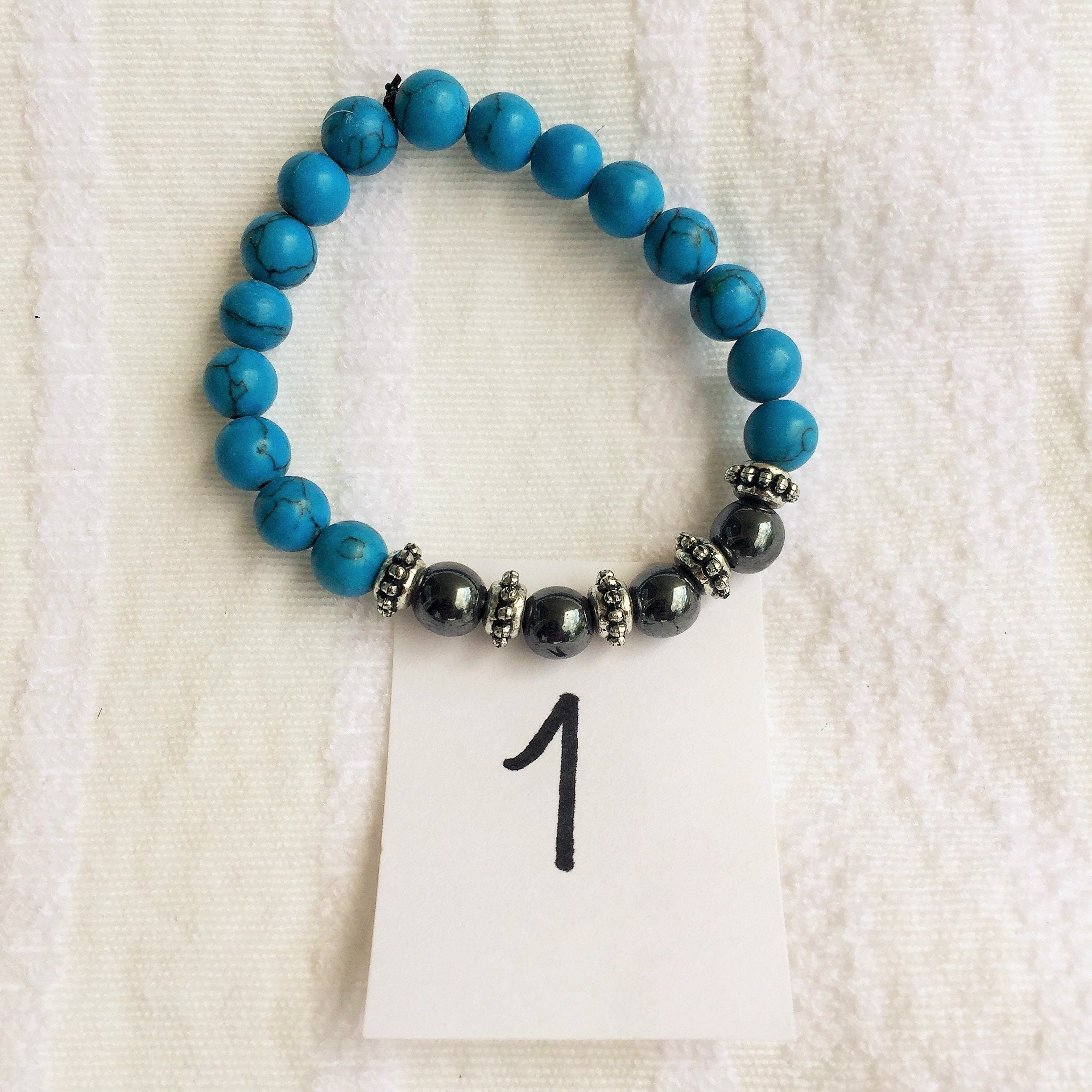 Round stone shop bracelets