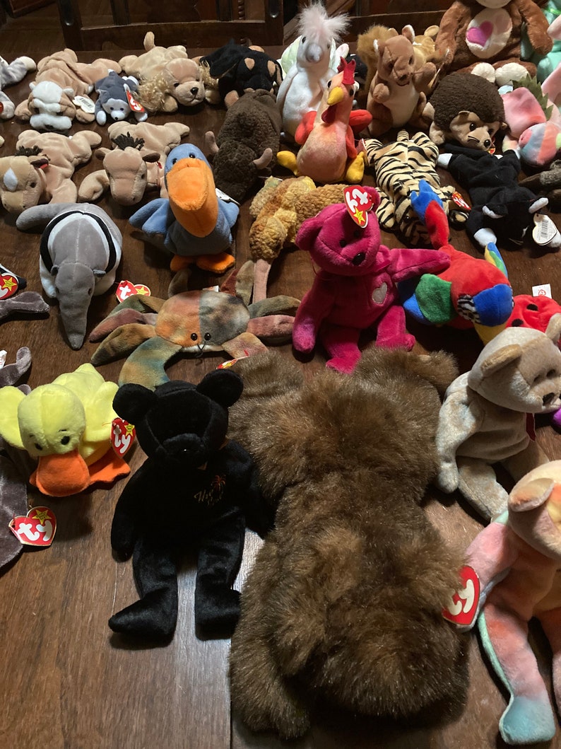 TY Beanie babies RARE. First additions, Huge Collection MINT Condition image 4