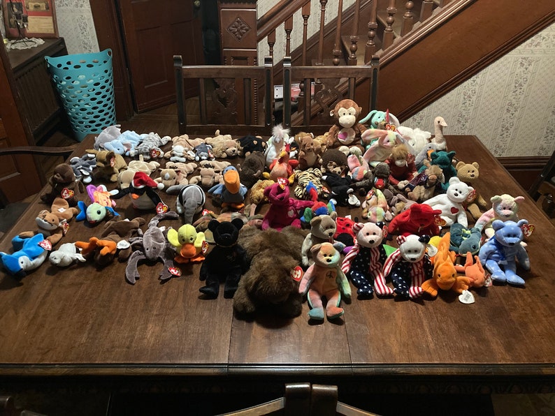 TY Beanie babies RARE. First additions, Huge Collection MINT Condition image 1