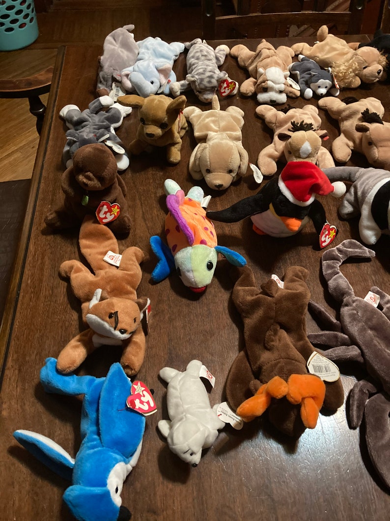 TY Beanie babies RARE. First additions, Huge Collection MINT Condition image 2