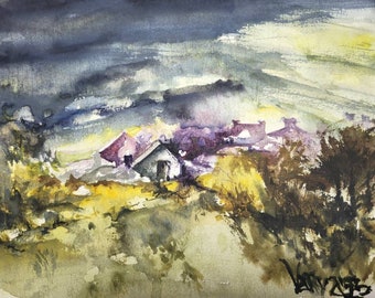 Irish art | Irish painting | Painted in Ireland | Galway art | Commissioned art | Clifden art | An Clachan | Limited edition GICLÉE PRINT