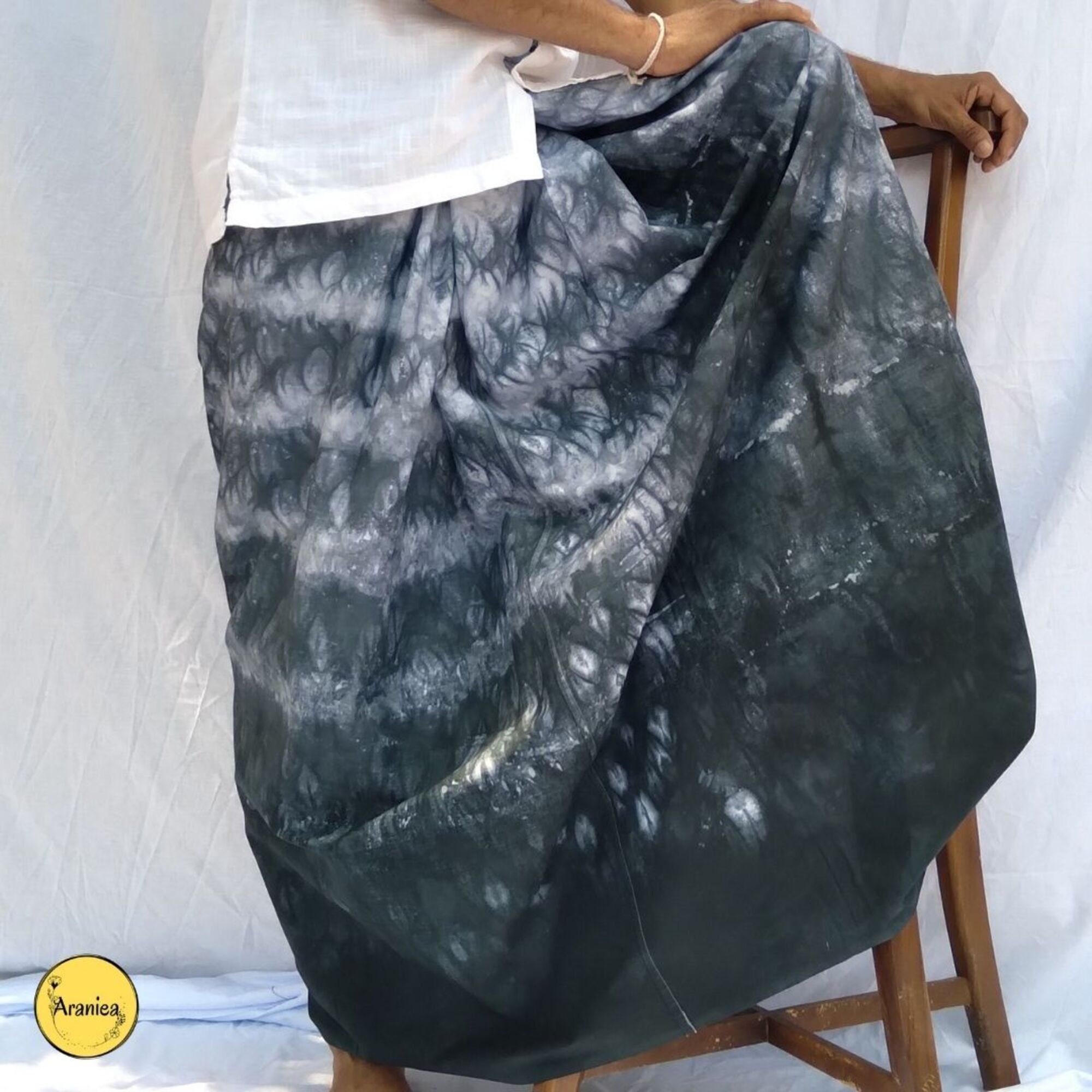 Black Sarong Men, Unisex Sarong, Batik Sarong, Lungi, Malong, White ...