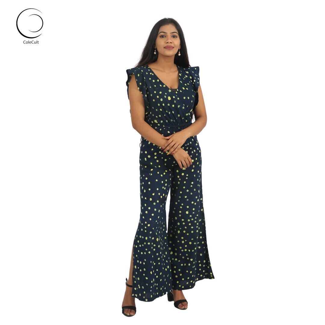 Bohemian Denim Jumpsuit