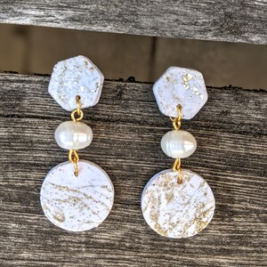 Beautiful Boho Earrings: Modern and Lightweight earrings | Geometrical Earrings | Fimo Earrings - | gift for her| Christmas gift