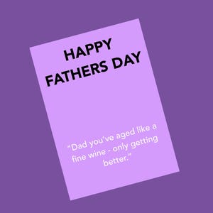 Feliz Día del Padre, Tarjeta del Día del Padre, Tarjetas coloridas, Texto en negrita