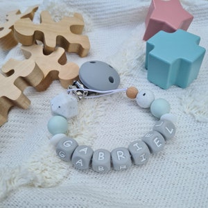 Personalised soother clips