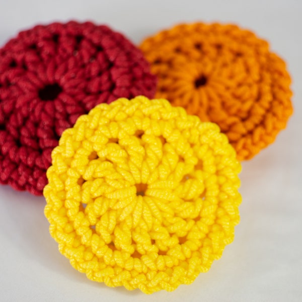 Set of 3 Dish Scrubbies | Dish Scrubbers | Pot Scrubbers