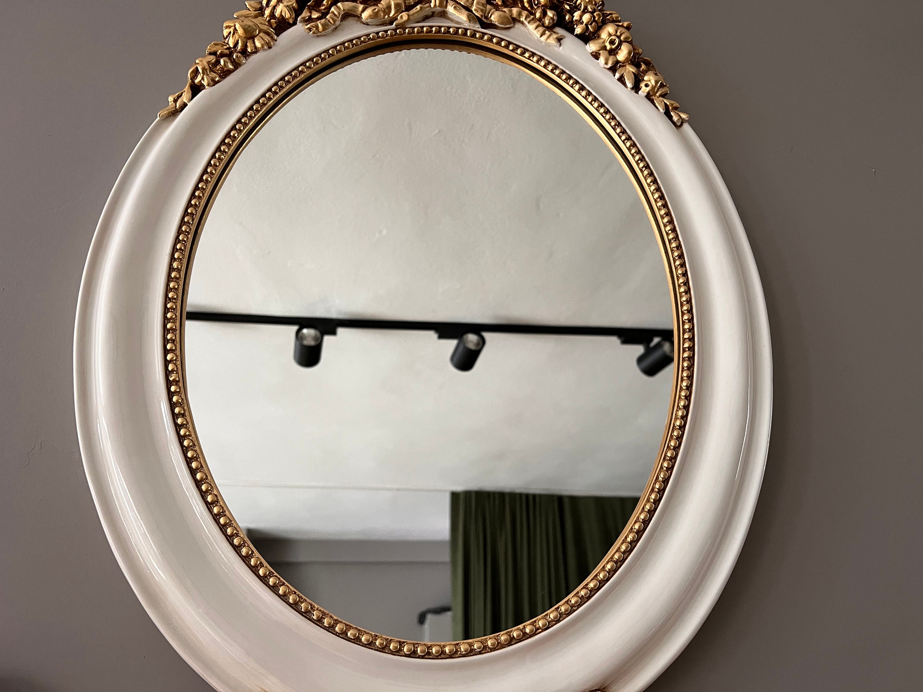 Hand-gilded Gold Leaf Mirror, French Baroque Style - Etsy