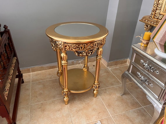 Gold antique coffee table hotsell