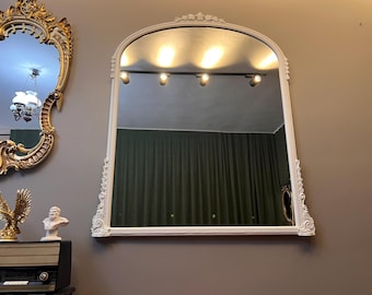 Gleaming Primrose Mirror: White Anthropologie Inspired Full Length Floor Mirror