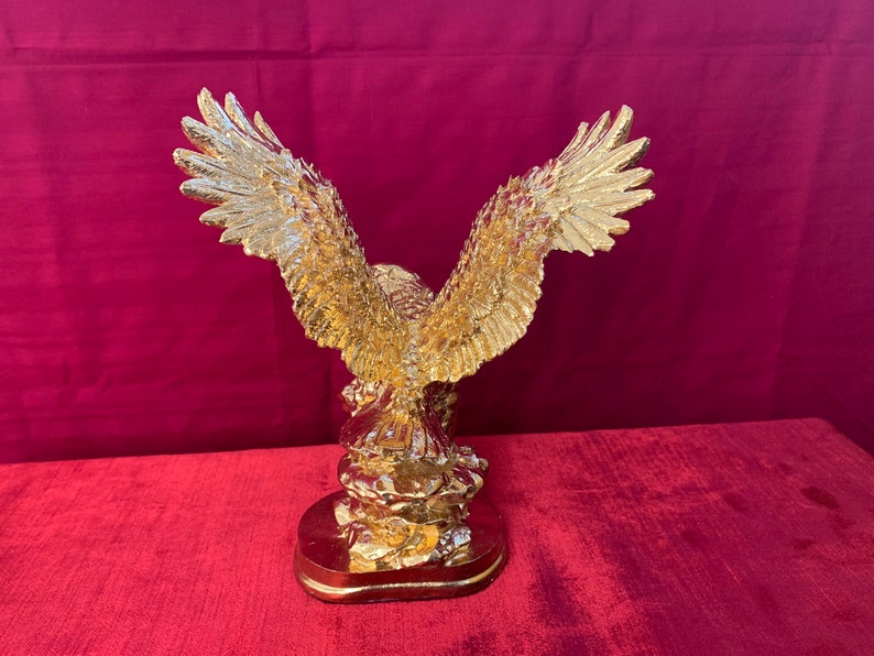 Eagle Sculpture Home Decor Sculpture Eagle Statue Office Etsy