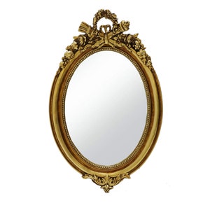 Wall Round gold  Mirror, Gold Mirror, Designer Mirror, Stylish Mirror, Baroque Mirror, Home Mirror, French Mirror, Vintage Antique Mirror