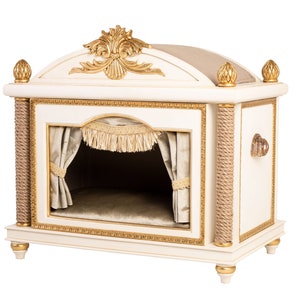 Luxury Pet House, Handmade Pet House, Pet Furniture, Gabled Modern Dog Home, Pet House Indoor, Pet House Vintage, Dog Lover Gift