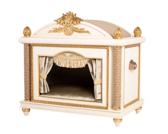 Luxury Pet House, Handmade Pet House, Pet Furniture, Gabled Modern Dog Home, Pet House Indoor, Pet House Vintage, Dog Lover Gift