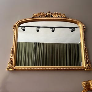 Gold Gilded Wall Mirror – Hand Carved Beech Wood, French Antique Style