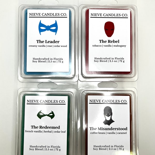 Choose your own wax melt | Robin Collection | Strong Scent Wax Melt | Soy Blend | Gift for Friends | Gift for Family | Nieve Candles Co.