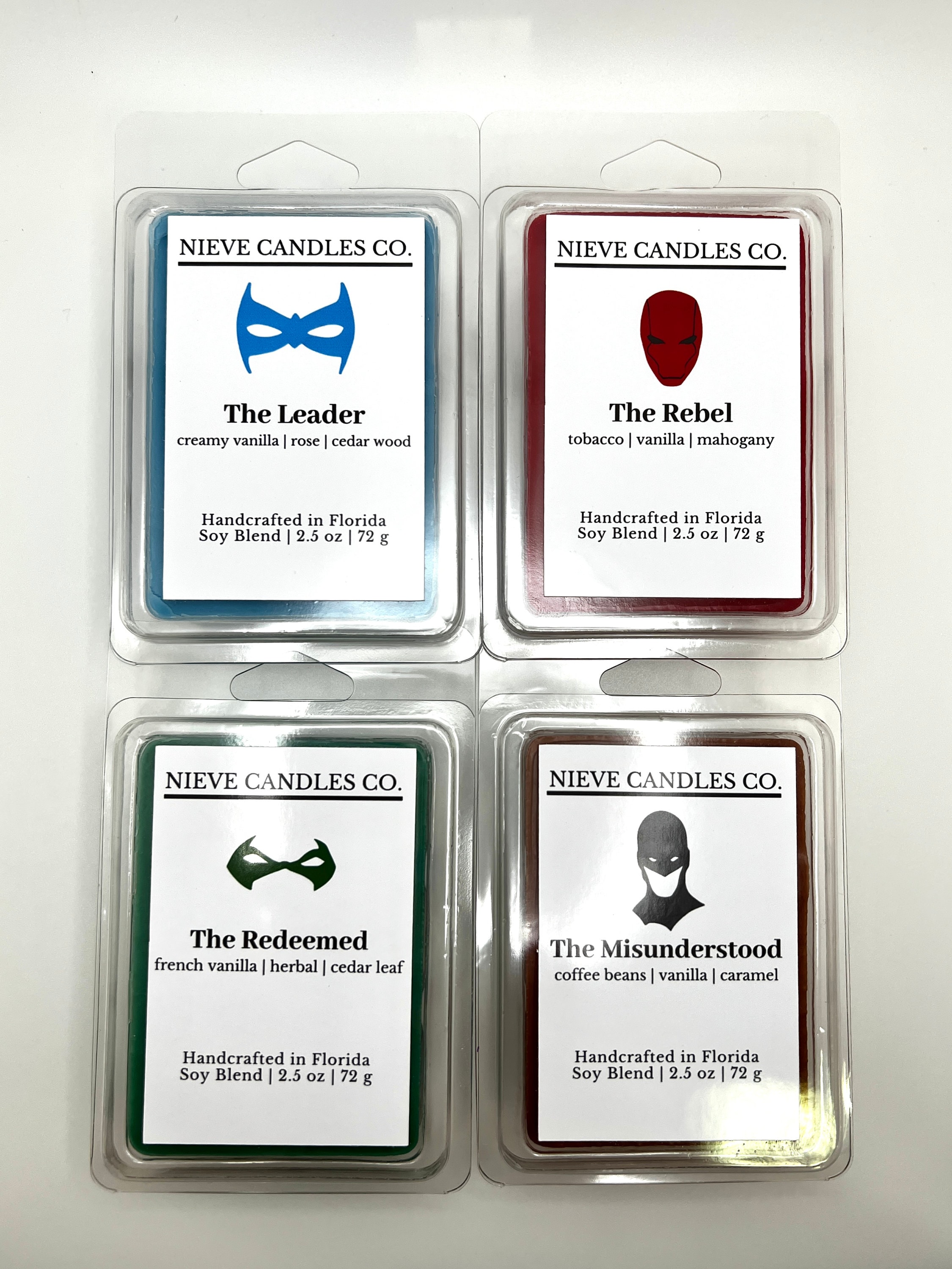 Choose your own wax melt | Robin Collection | Strong Scent Wax Melt | Soy Blend | Gift for Friends | Gift for Family | Nieve Candles Co.
