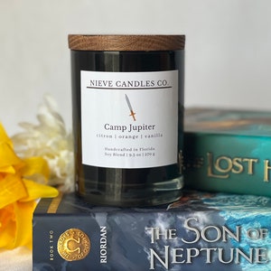 Camp Jupiter | 9.5 oz Candle | Disney Inspired | Disney Themed Candle | Soy Blend | Strong Scent Candle | Home Decor | Nieve Candles Co