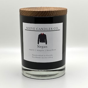 Negan | 9.5oz Candle | Strong Scent | Bakery | Fandom Candle | Gift for Friend | Gift for Family | Nieve Candles Co.