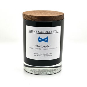 The Leader | 9.5 oz Candle | Strong Scent | Comics | Fandom Inspired | Gift for Family | Gift for Friend | Nieve Candles Co.