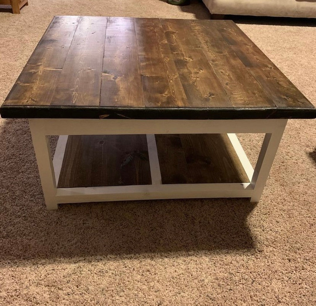 Farmhouse Coffee Table Build Plans PDF Etsy
