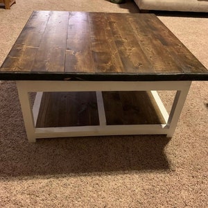 Farmhouse Coffee Table Build Plans (PDF)