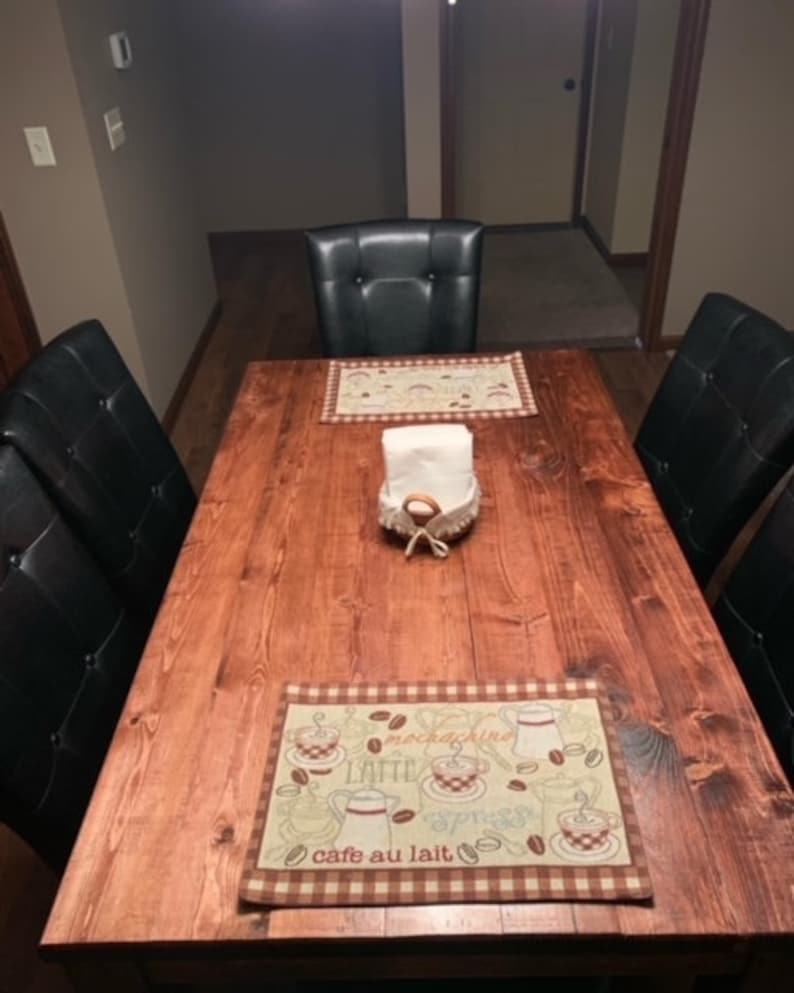 Dining Table Build Plans Etsy