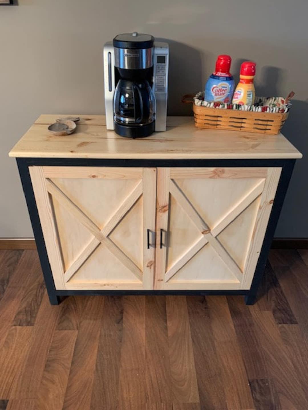 Farmhouse Coffee Bar Build Plans - Etsy