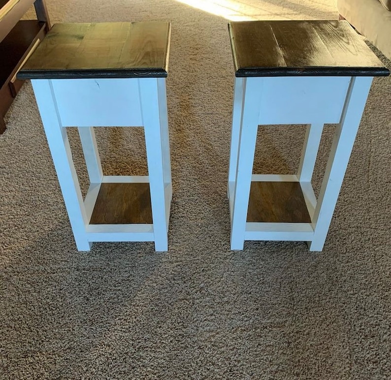 Farmhouse End Table Build Plans Etsy