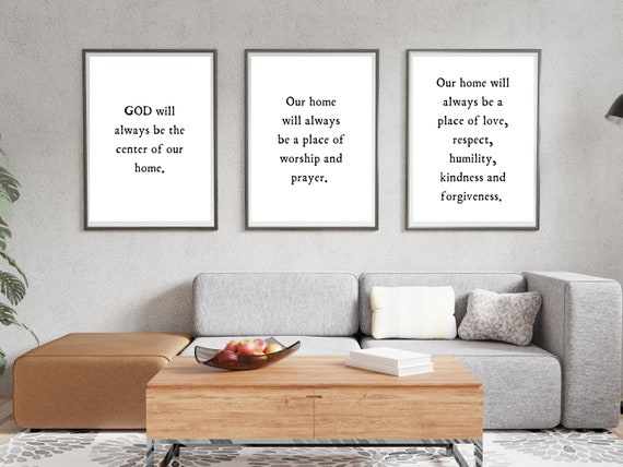 God Center of Our Home Love Kindness Humility Respect