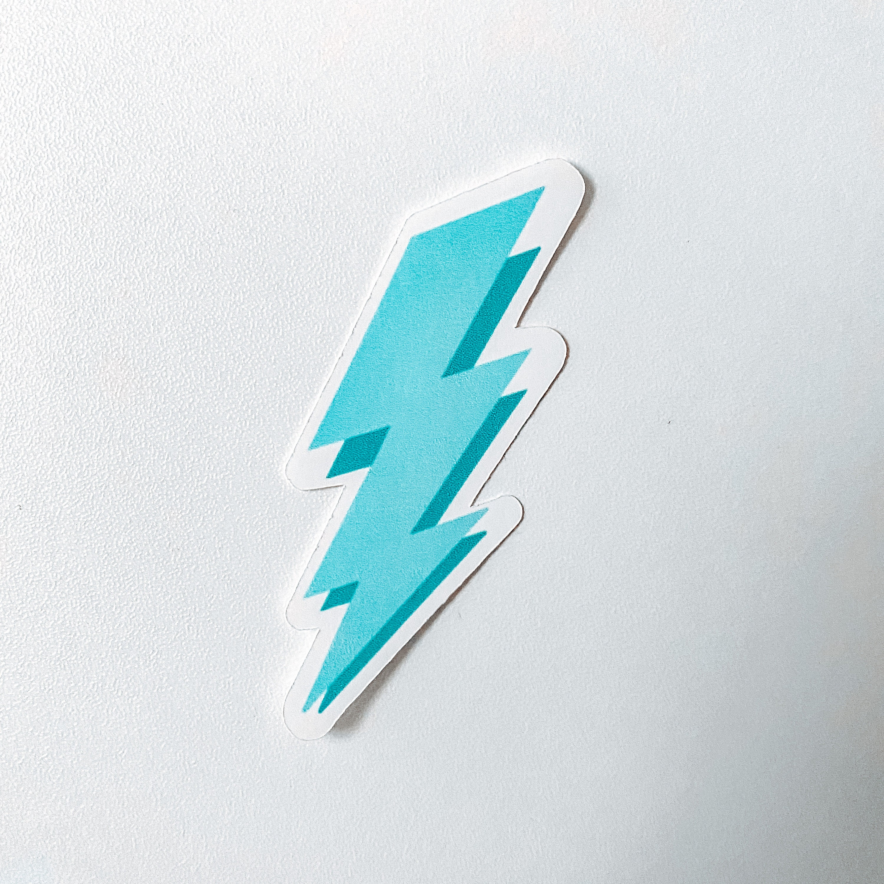 Blue lightning bolt sticker Etsy