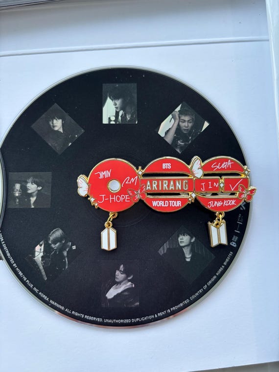 BTS World Tour Hard Enamel Pin