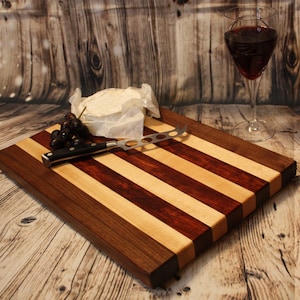 Handmade bespoke wooden chopping board made to order