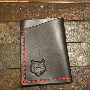 Cartera de cuero hecha a mano