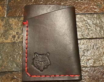 Hand made leather wallet