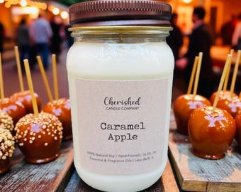 Caramel Apple Fall Soy Wax Candle
