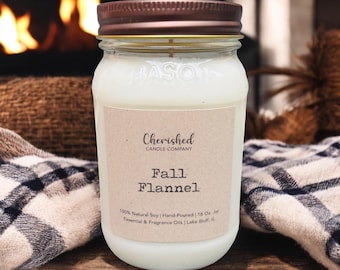 Fall Flannel Fall Soy Wax Candle