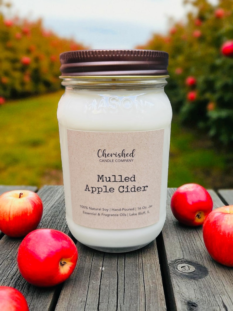  A white candle in a lidded glass jar
