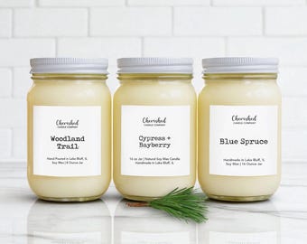 Pine + Woodsy Candles