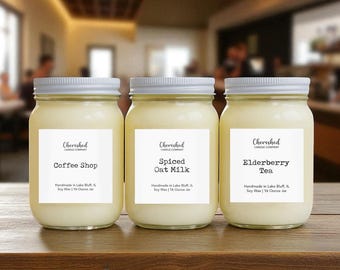 Coffee + Tea + Drink Soy Wax Candles