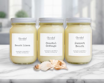 Summer Beach Soy Wax Candles