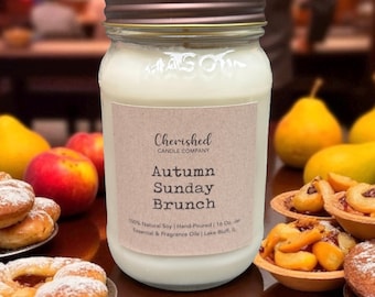 Autumn Sunday Brunch Fall Soy Wax Candle